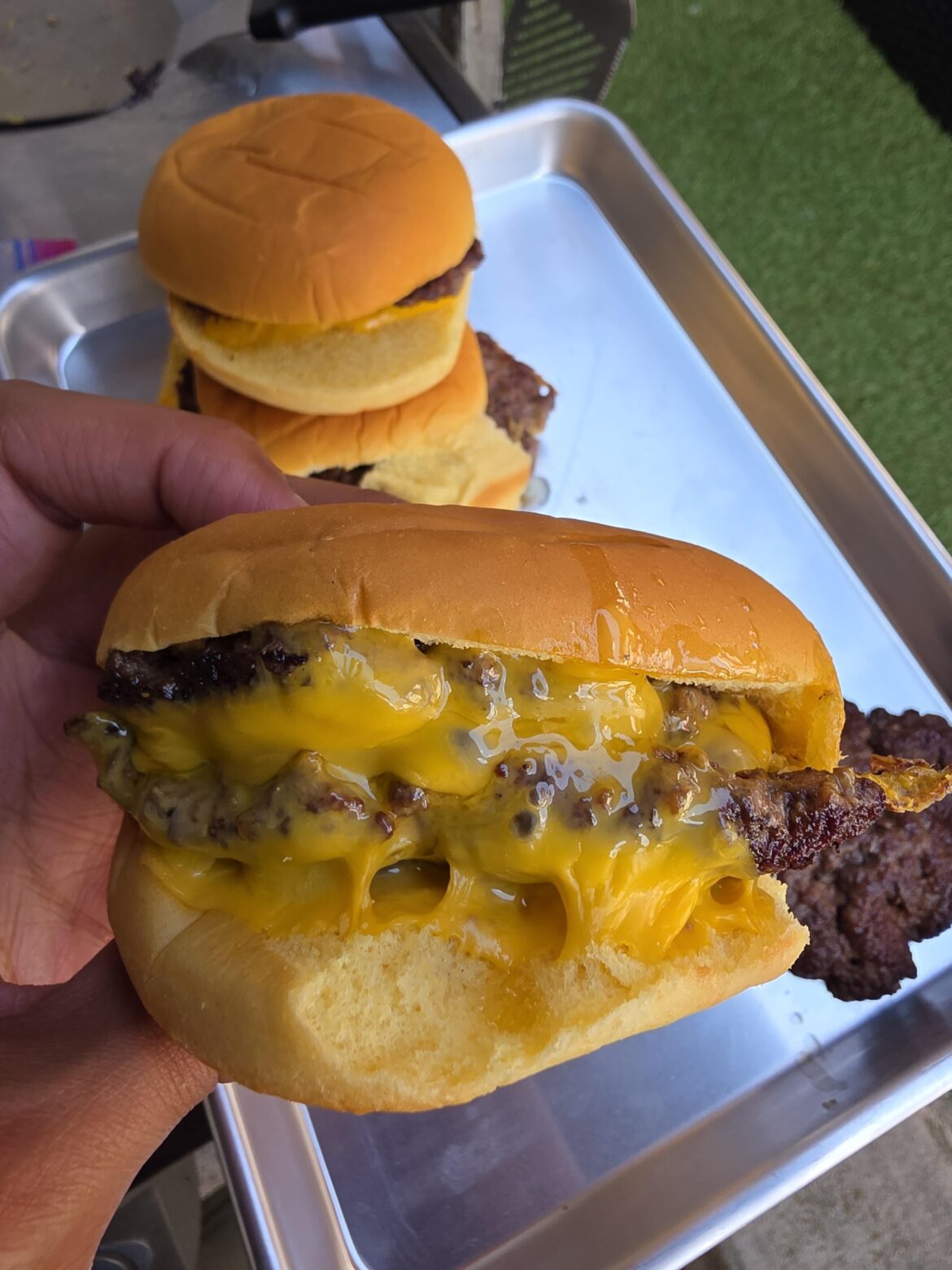 Smash Burgers for the NYC sunny day 🍔