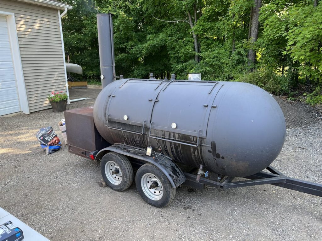 My buddy let me borrow his home BBQ for a party
