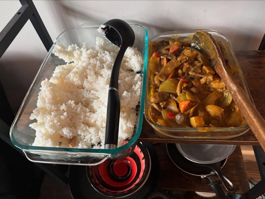 Every couple months I invite people over to watch a foreign film and I cook food from the country it's from. Over the weekend I hosted one for Ikiru and made Japanese food!