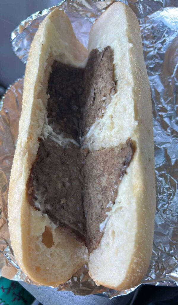 Cheesesteak from a food truck