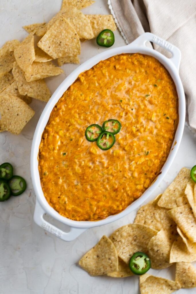 Hot Cheesy Corn Dip