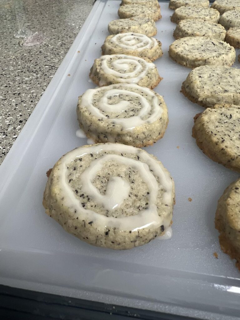 My icing turned out…not great. Which way is less off putting to eat?