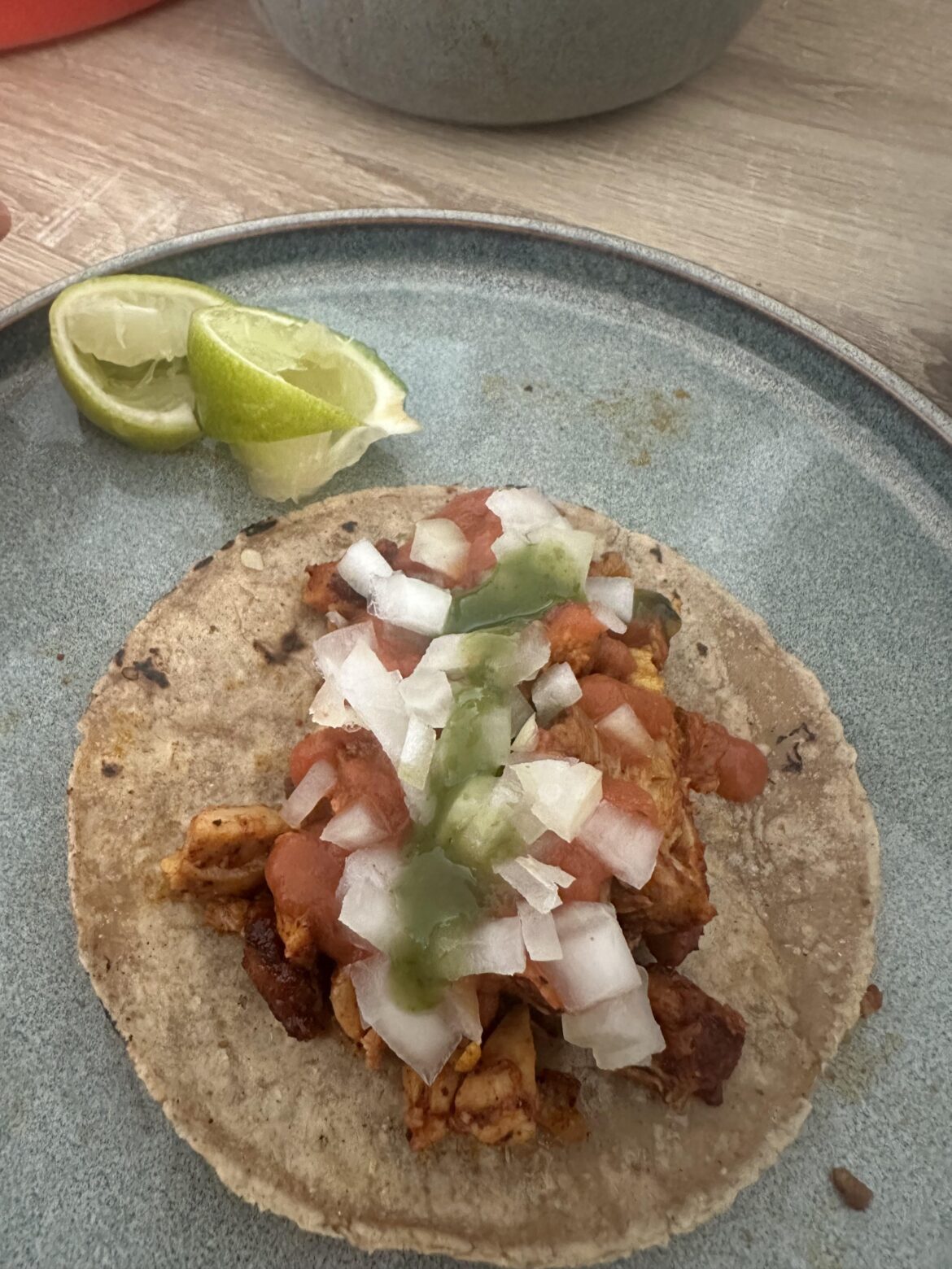 Simple chicken tacos