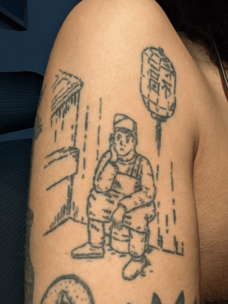 My tattoo honouring all the Asian chefs working their asses off