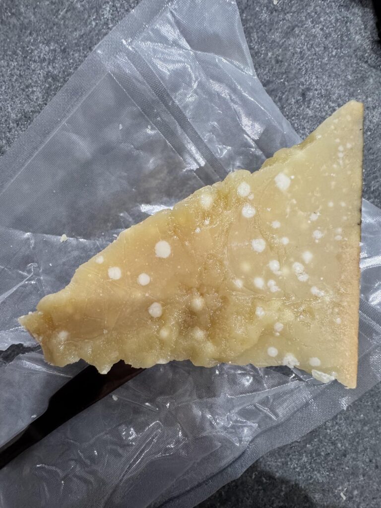 Got some 100 month aged Reggiano while in Italy.