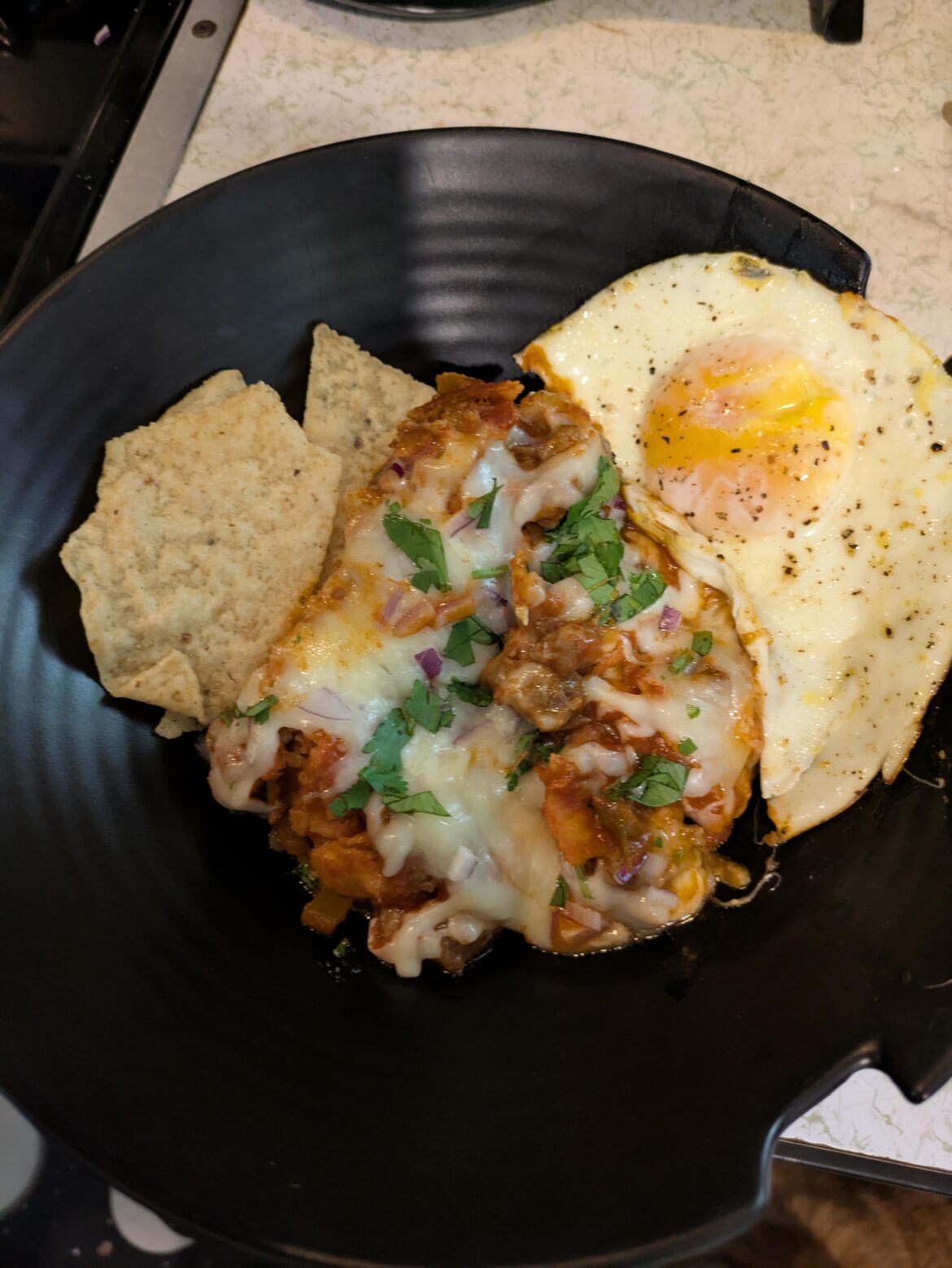 Sunday Morning Chilaquiles
