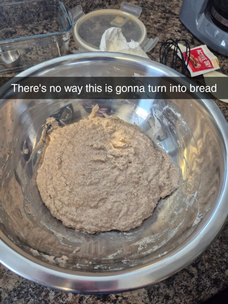 My first time baking bread