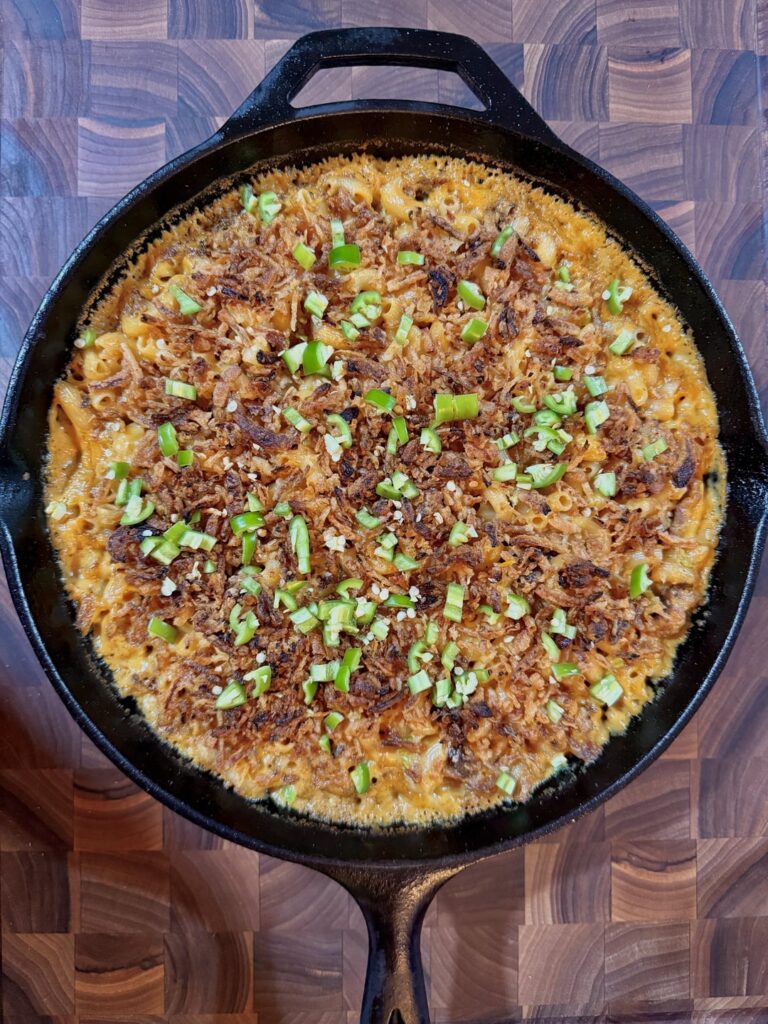 Baked Green Pepper Mac N Cheese Baked Green Pepper Mac N Cheese