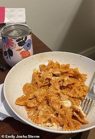 The above is a typical bowl of pasta I make at home in New York, which tends to make my blood sugar spike and result in fatigue