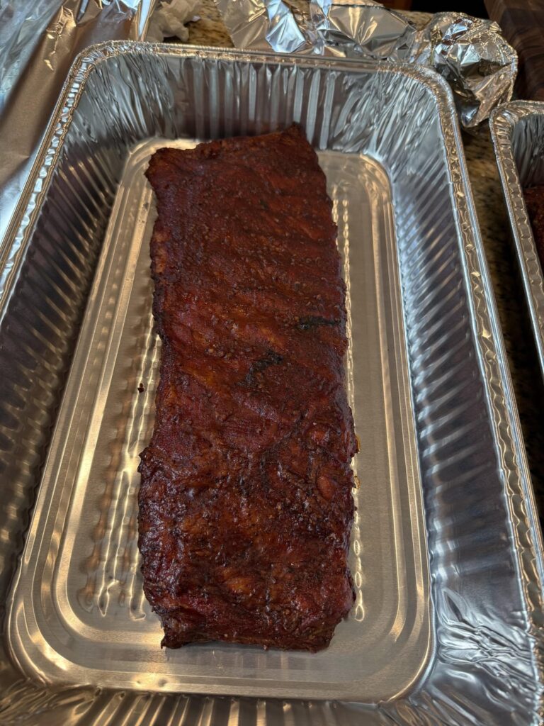 First time doing ribs - Weber Searwood XL