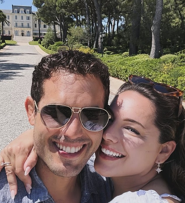 She has been celebrating her husband Jeremy Parisi's 40th birthday