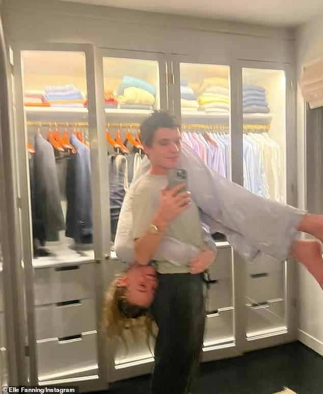 She shared this pic for Valentine's Day and called Gus the 'love of my life' in the caption