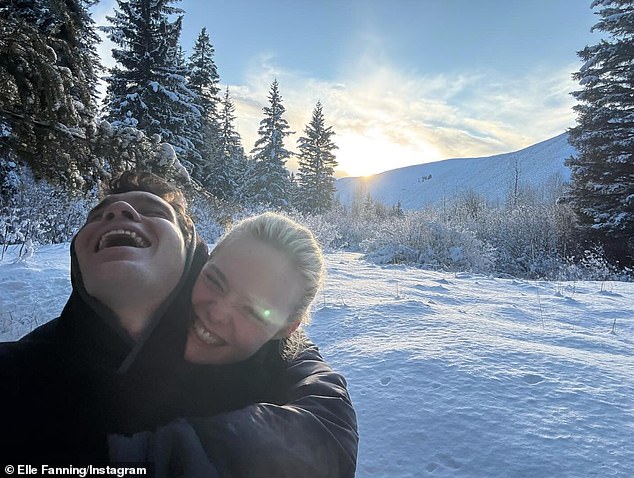 Elle shares pictures on Instagram of the couple enjoying their time together