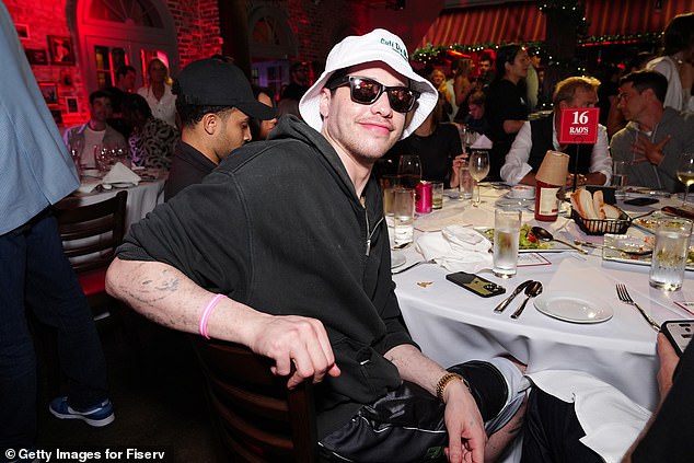 The exclusivity is so extreme, one seat at Rao's recently hit $20,000 on the bidding site CharityBuzz (Pictured: Pete Davidson attending Rao's Restaurant pop-up in February 2025 in New Orleans)