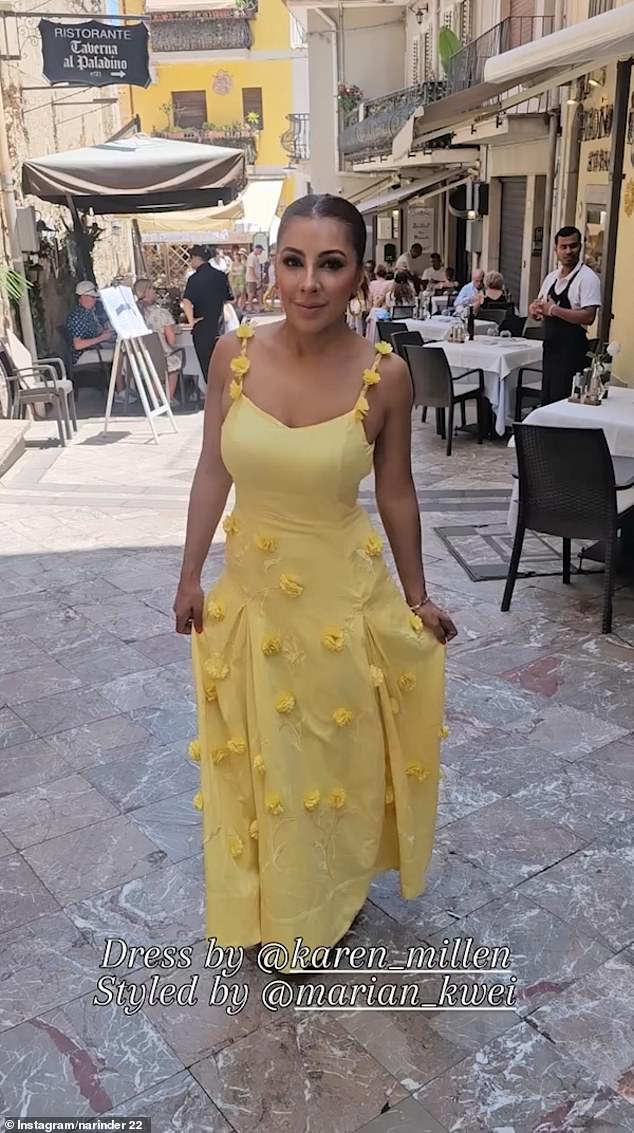 She praised Sicily for how stylish everyone is, saying that people dress like they're going to 'Royal Ascot' every day