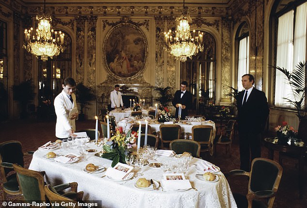 During a fun-filled bachelorette weekend, former journalist Sanchez and her glamorous pals thought Grolet’s ‘cakes and patisseries were absolutely adorable,’ a senior staff member at Le Meurice told DailyMail.com