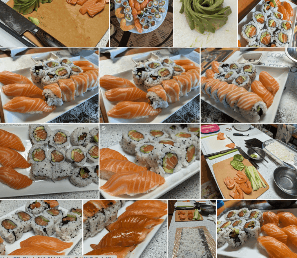 Happy Sushi Day! Here's some of my recent homemade sushi, from my photo album!