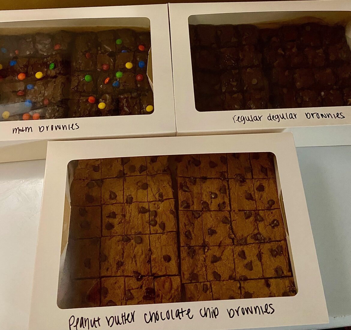 Made brownies for my coworkers :)