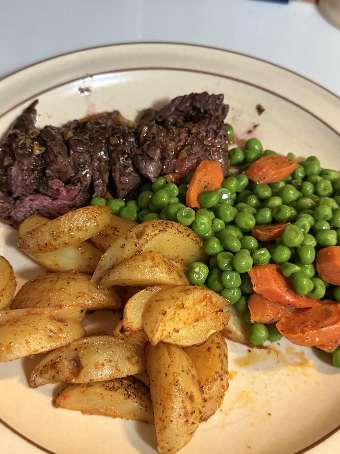 Garlic Herb Butter Bavette Steak