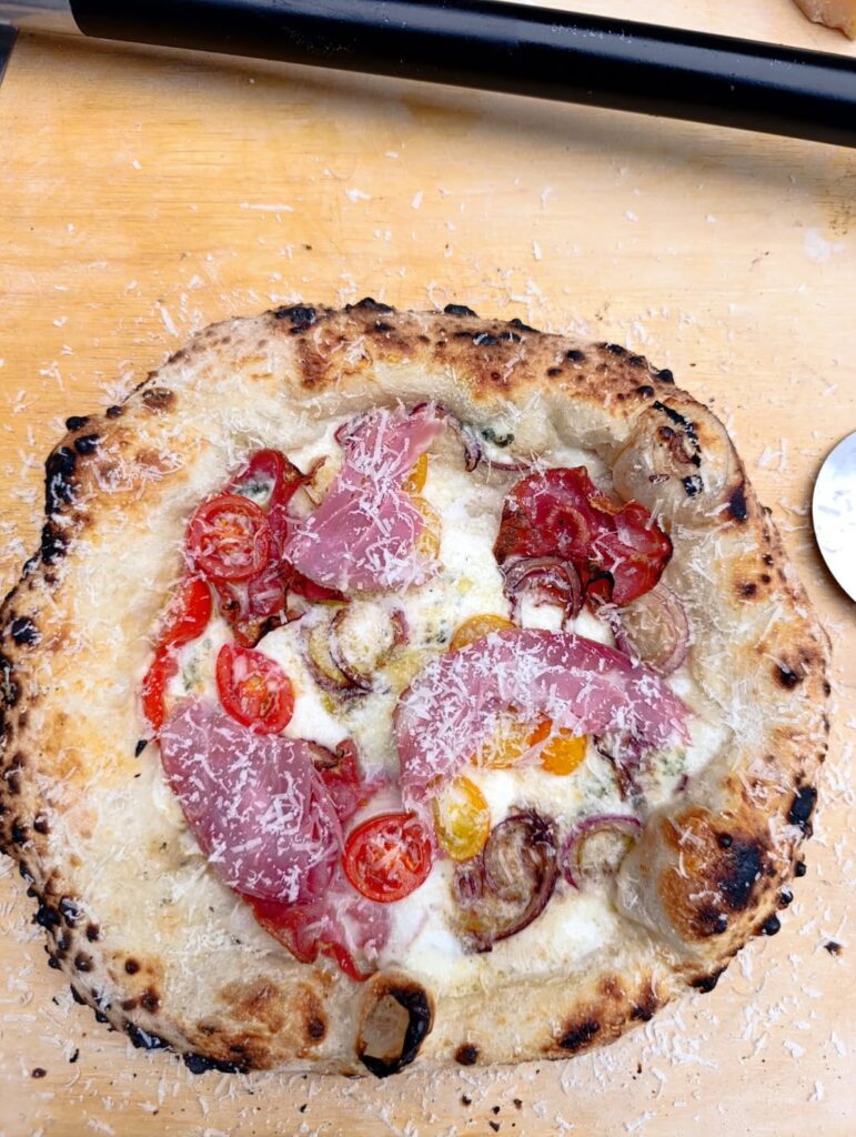 72 hr ferment Gabagool pizza