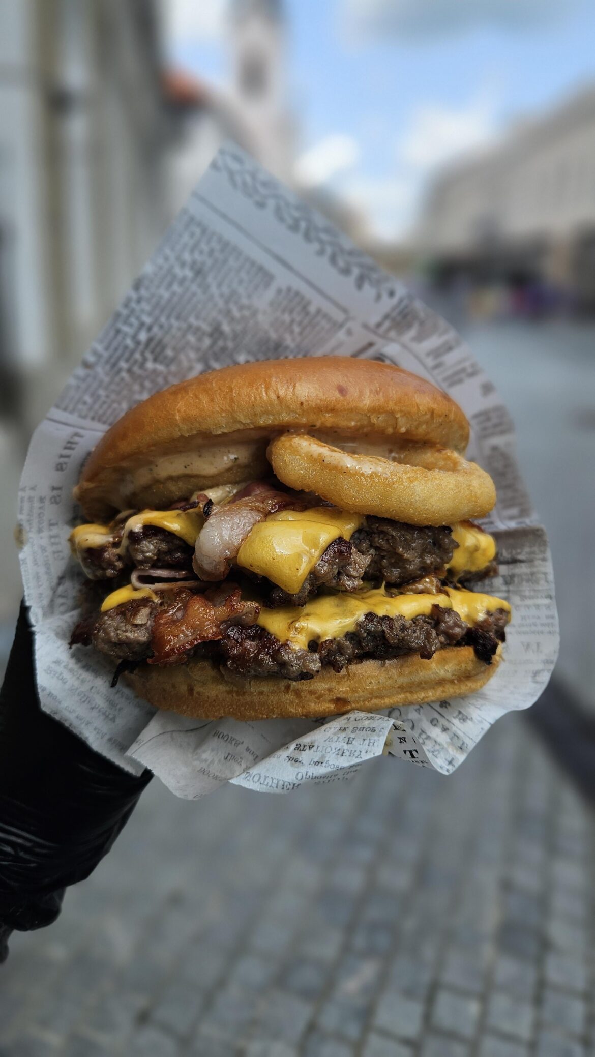 I made a double burger 🍔