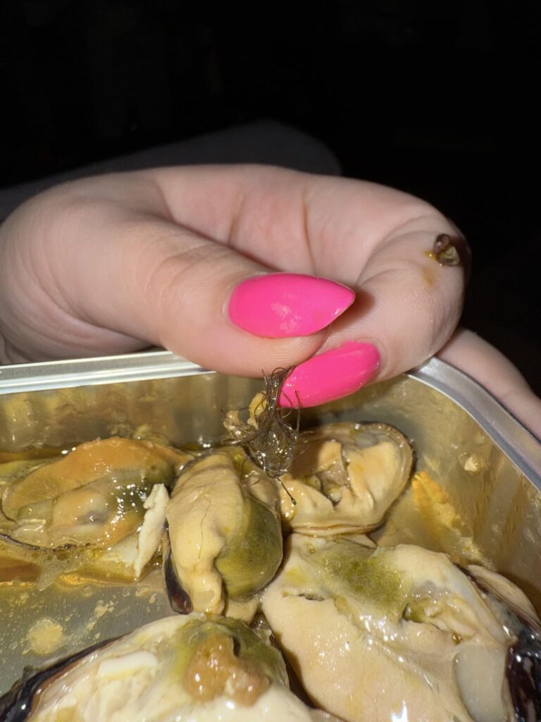 What was in my mussel??