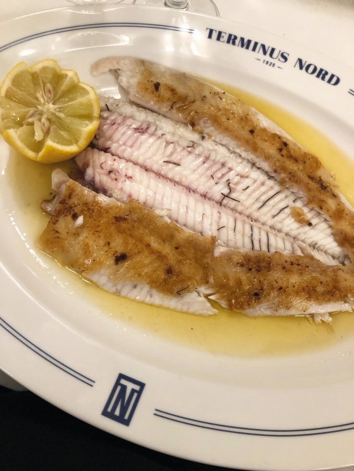 A perfect sole meuniere