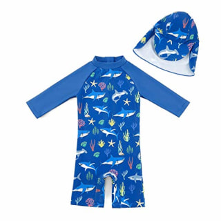 Upandfast One-Piece Zip Sunsuit