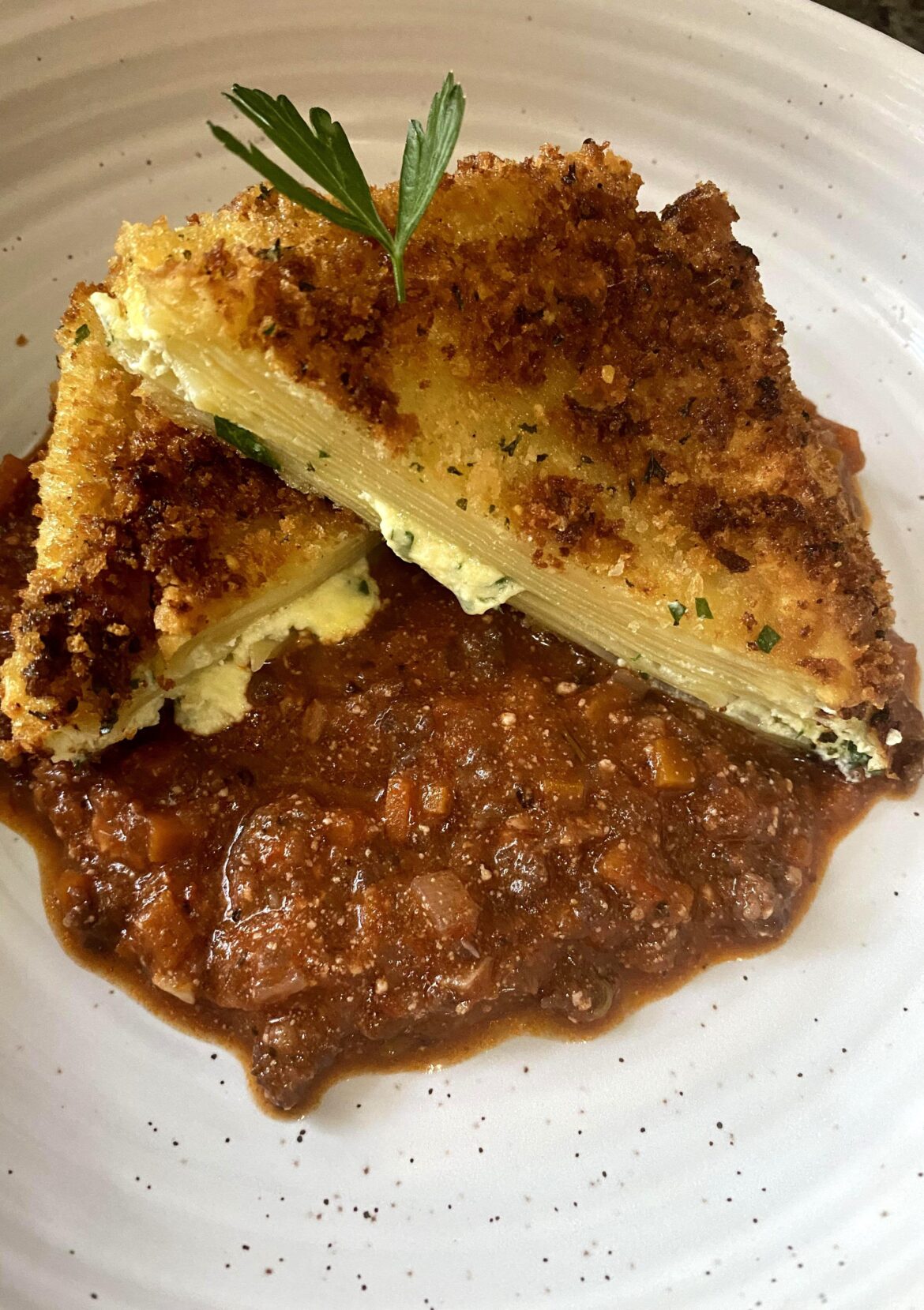 Lasagna croquette