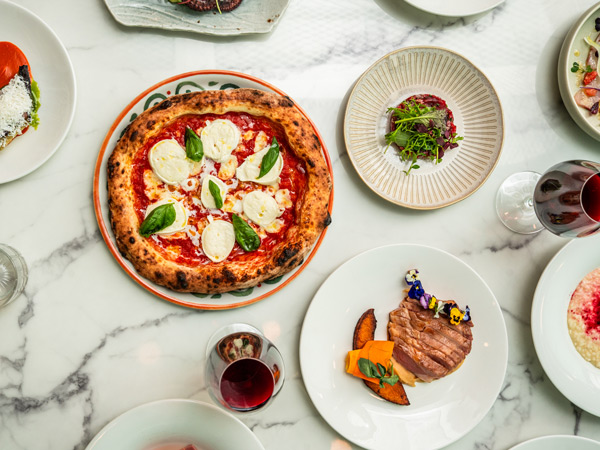 Margherita Pizza at Bottega Coco