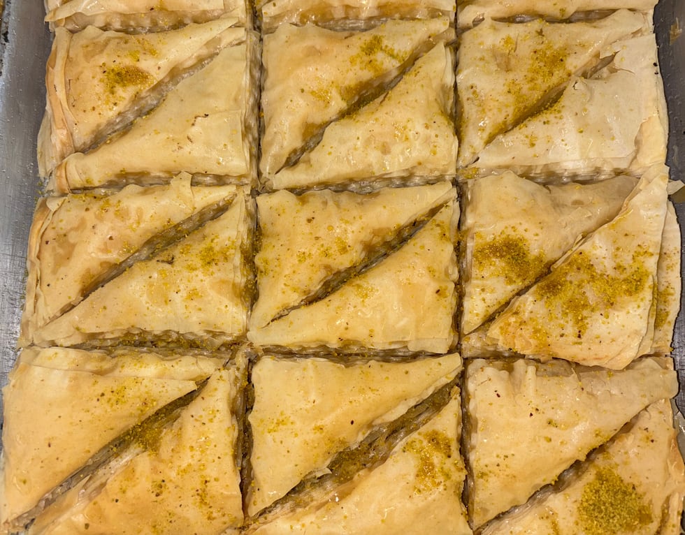Almond baklava from Haji Baba