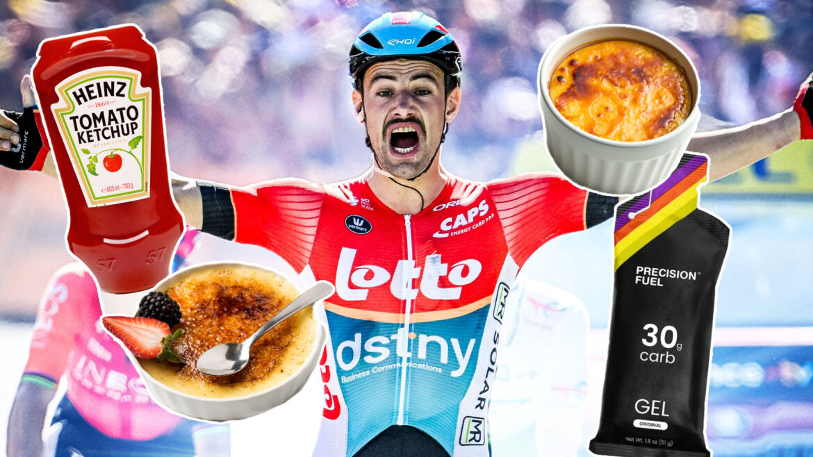Inside 9,000 calorie-per-day diet of a Tour de France star with tomato ketchup rationed and champagne for winning