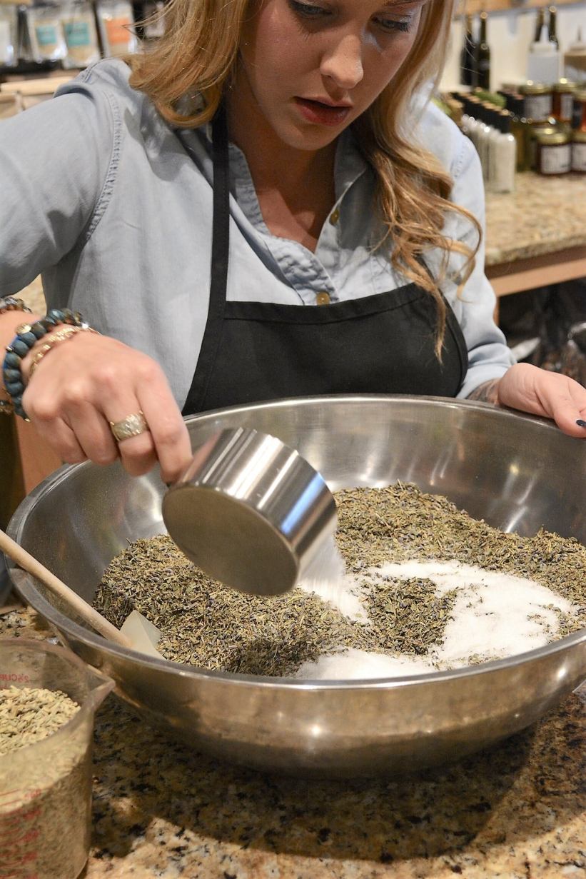 DSC_5740 The Happy Olive in Fairhope has developed a loyal following for its house-blends of olive oils, balsamic vinegars and mustards, which can be purchased by the bottle and jar or on tap. (Karim Shamsi-Basha / Alabama NewsCenter)