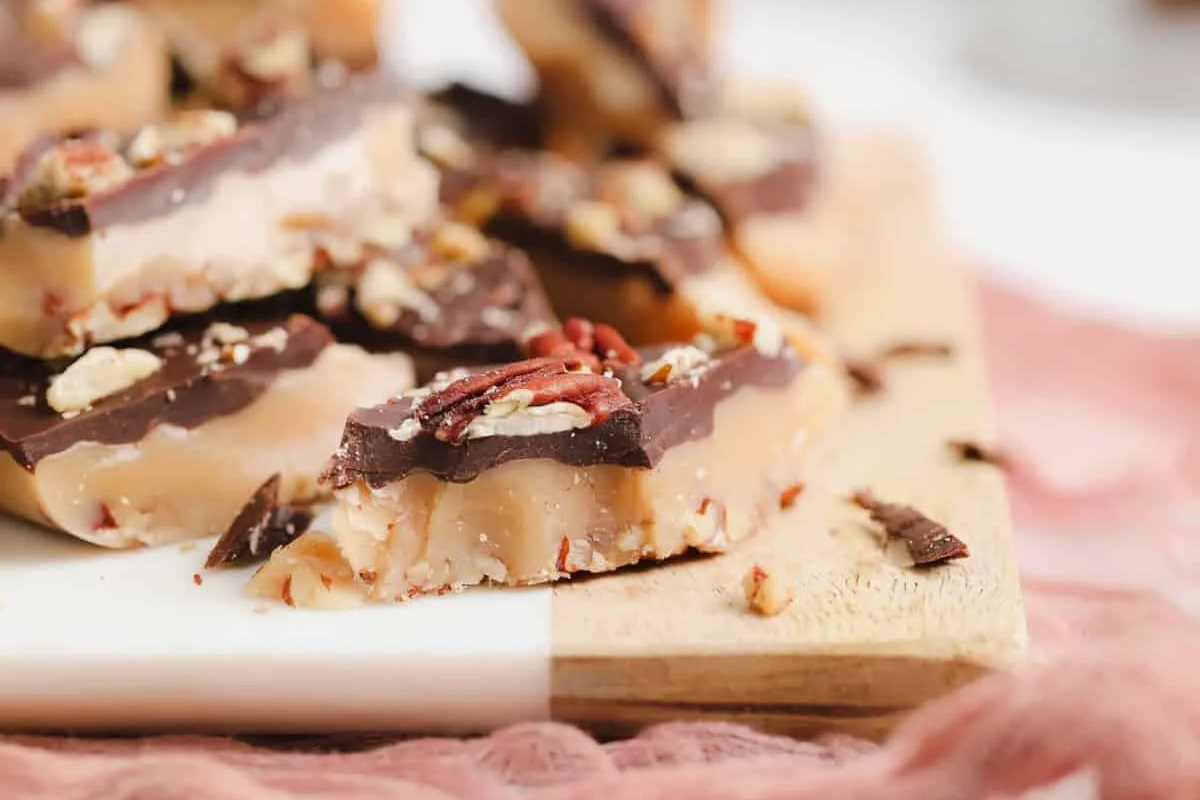 Dairy-Free Holiday Desserts - Chocolate Toffee Vegan Recipe