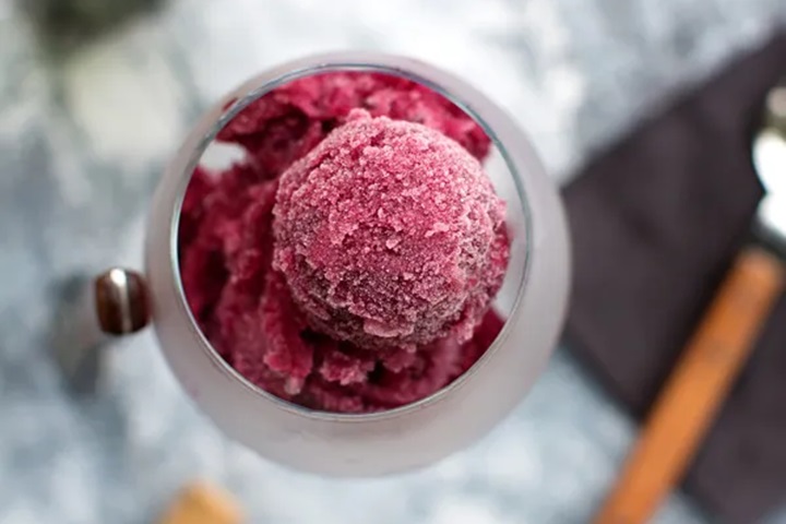 Dairy-Free Holiday Desserts - Mulled Wine Sorbet