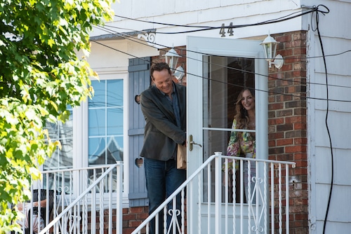 Actor Vince Vaughn films movie "Nonnas" in Bayonne