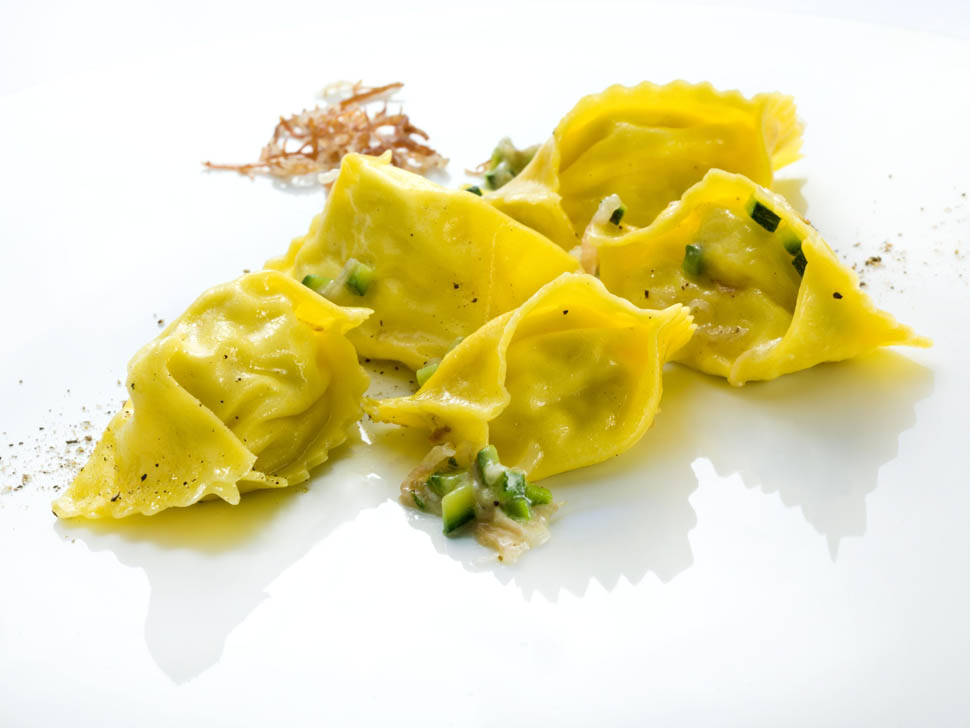 Fagottelli carbonara La Pergola foto Janez Puksic