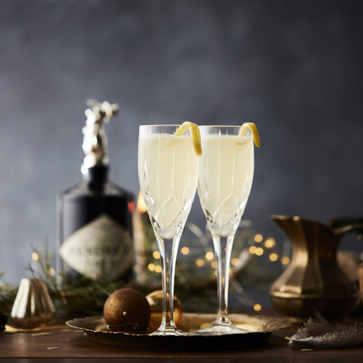 Embrace the festive season with a French 75 holiday cocktail Embrace the festive season with a French 75 holiday cocktail