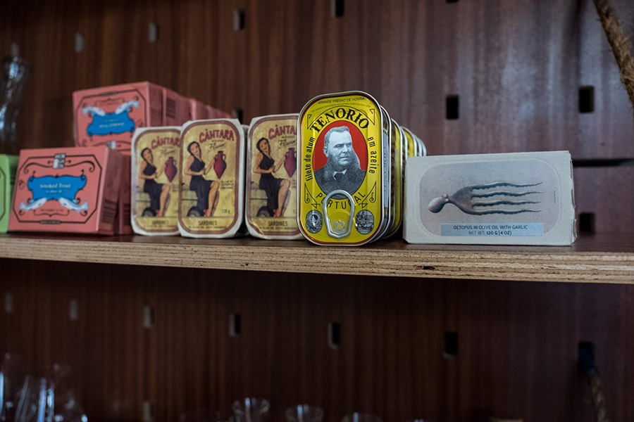 Tinned fish from Haley.Henry Wine Bar