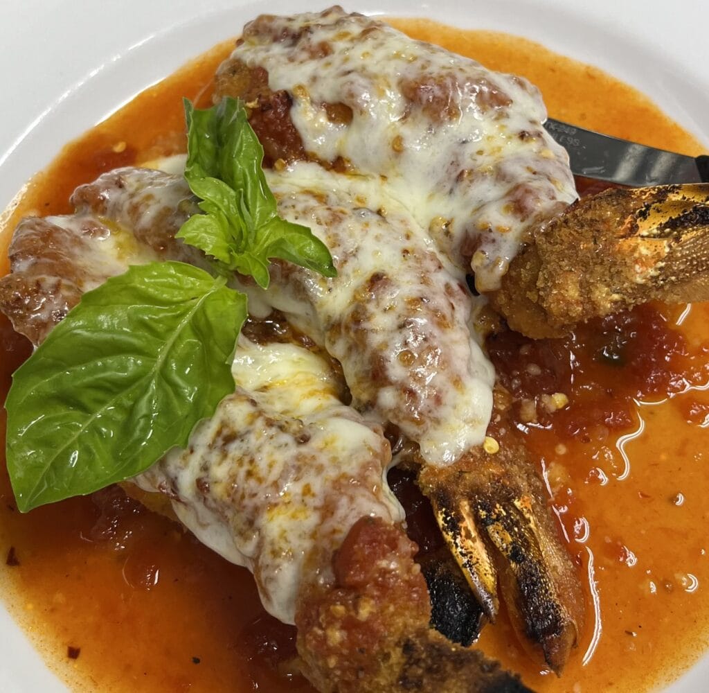 Lobster Parmigiana at Café 2825 in Atlantic City