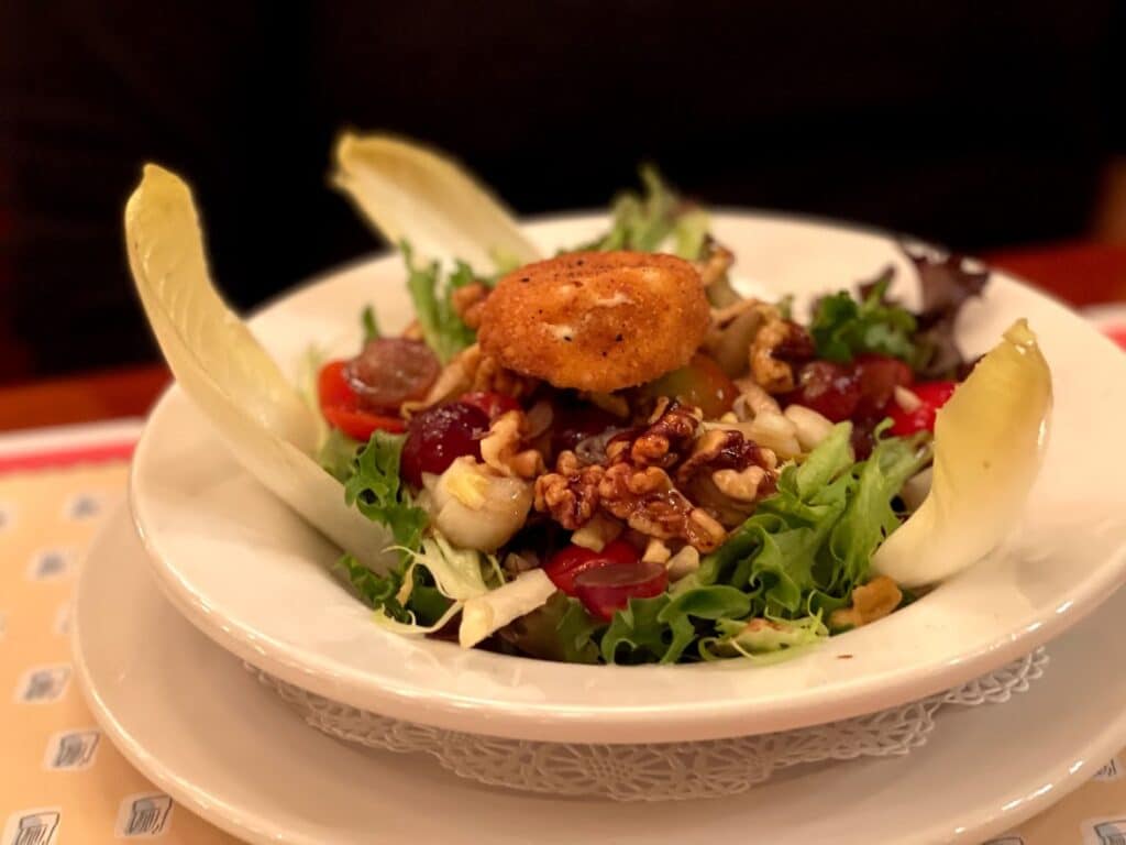 Baked Goat Cheese Salad