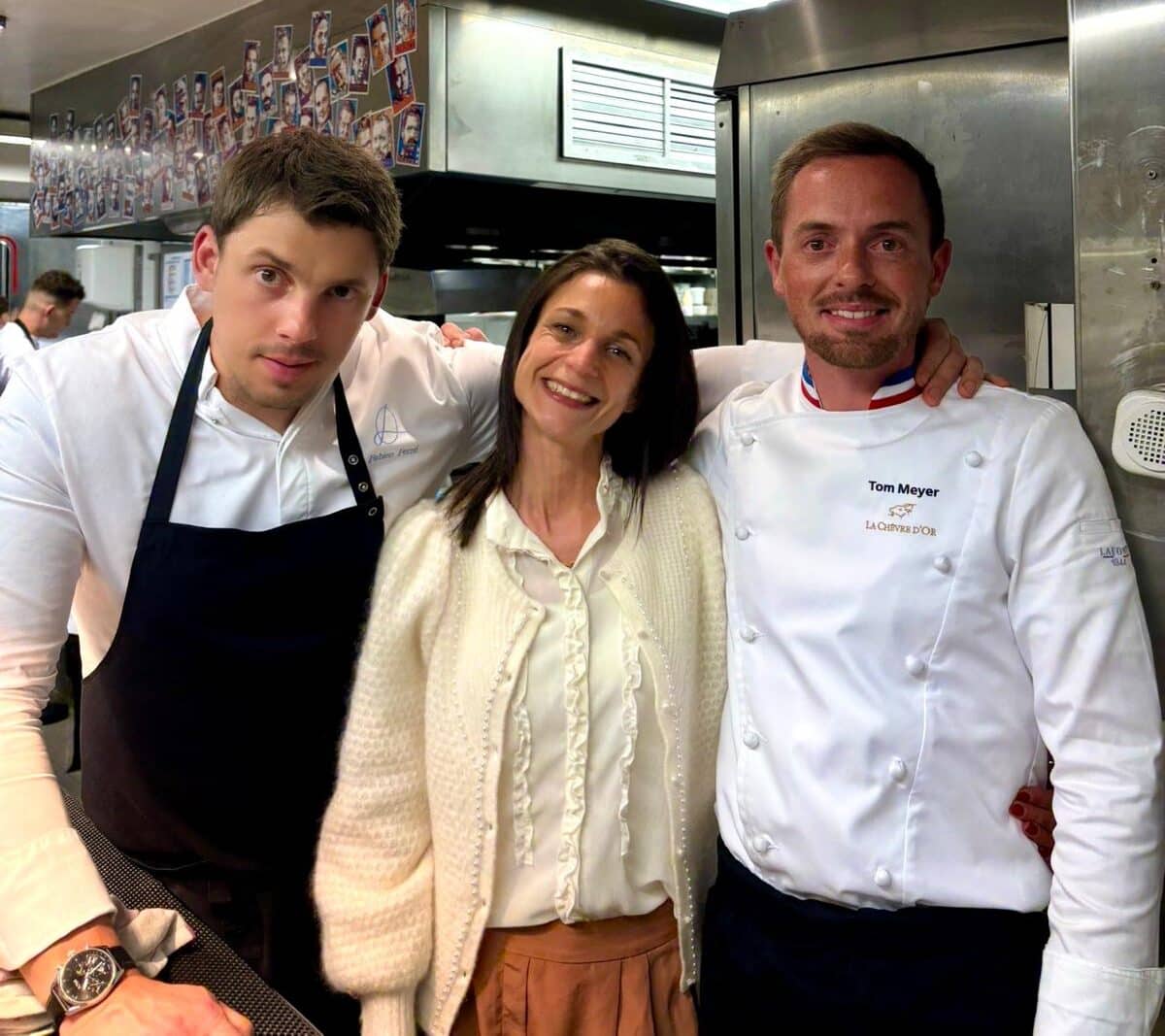 Chefs Fabien Ferré and Tom Meyer.