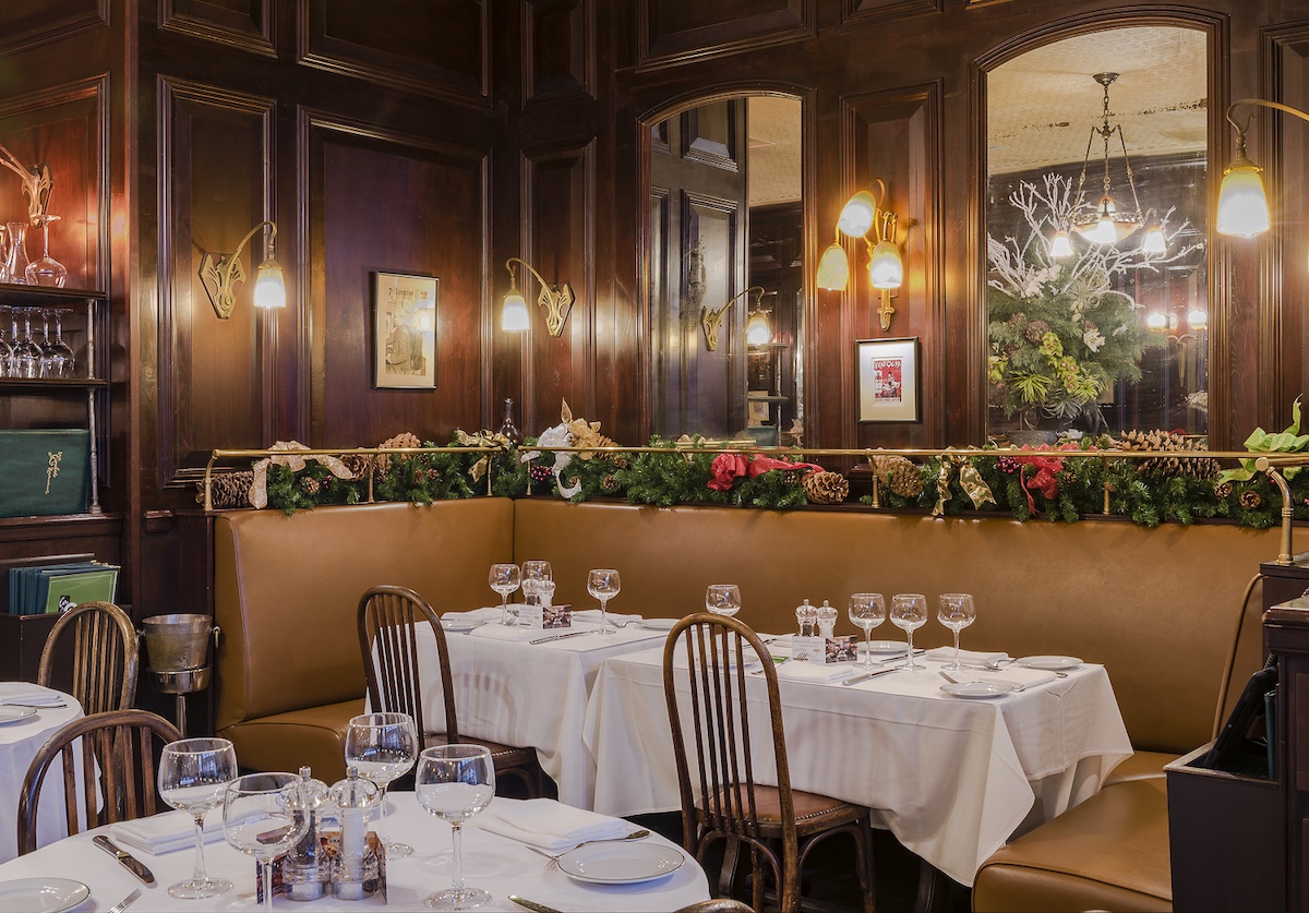Interior of La Goulue restaurant