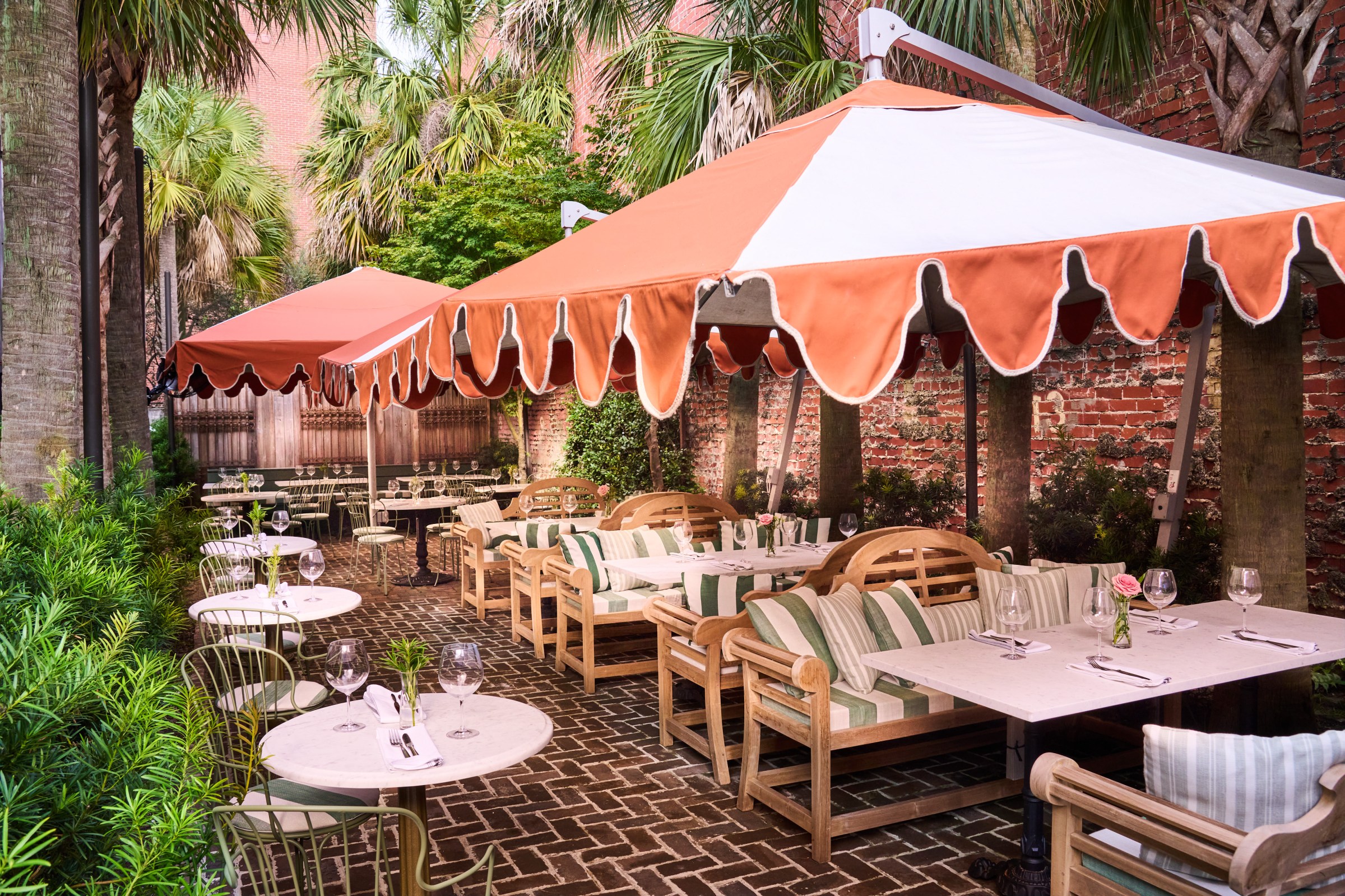 Imagine sipping an Aperol spritz in the garden.