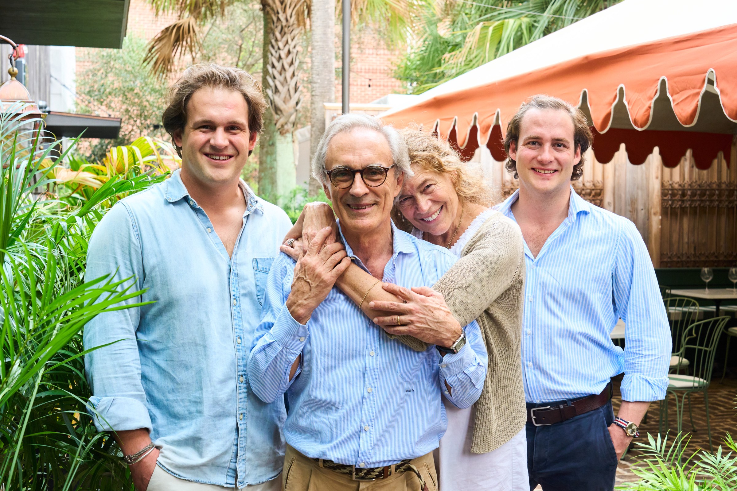 The Ropolo Family: Tyler, Gianni, Susan, and Eldredge.