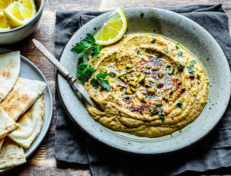 Vegan hummus from Loya Organic Mediterranean Grill