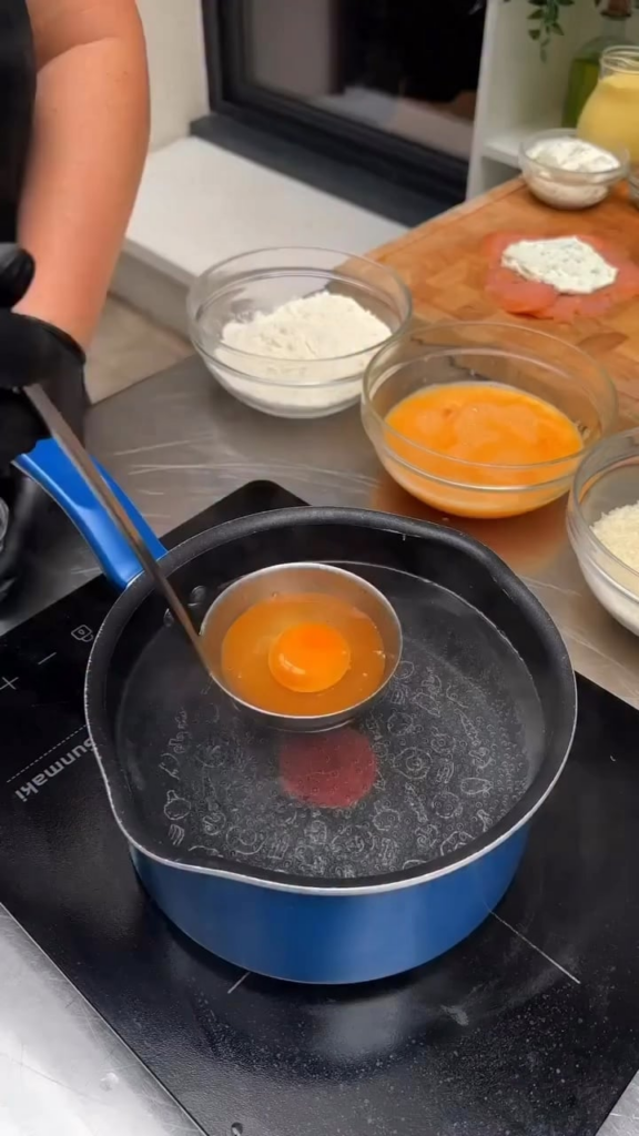 Way too far eggs Benedict