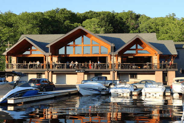 Stone Water Deck and Waterside view