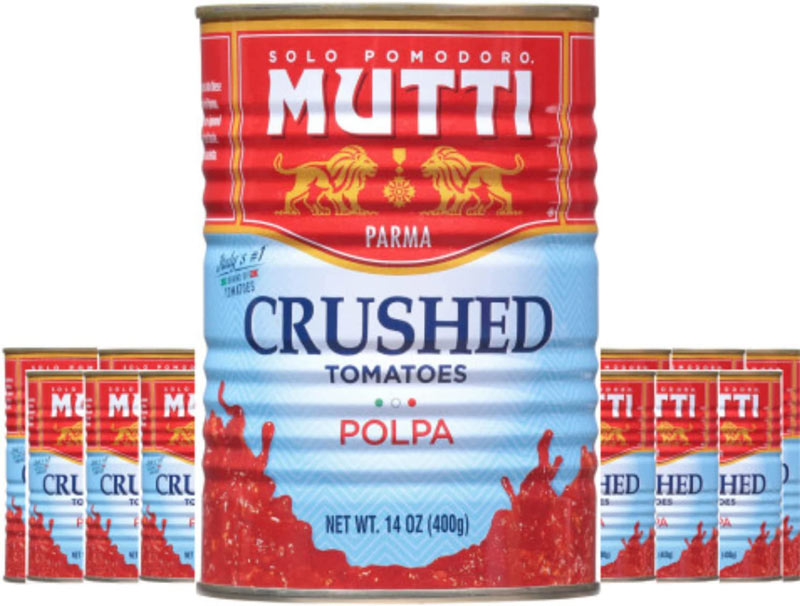 Mutti crushed tomato can