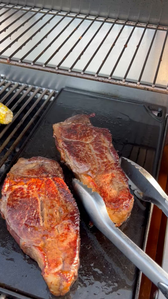 36-hour dry brine on these strips